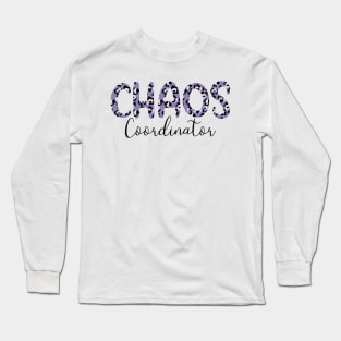 Chaos coordinator pink Long Sleeve T-Shirt